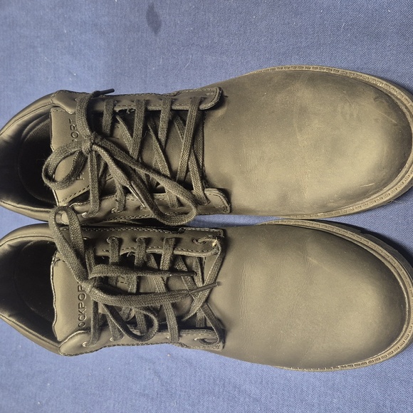 Rockport Boots Black Lace UP SIZE 10 - Picture 2 of 8